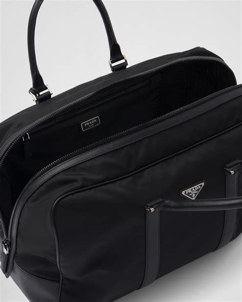 prada nylon and saffiano bag|prada saffiano leather duffle bag.